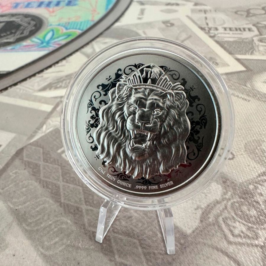 Рычащий лев - о.Ниуэ, 2022-2024 год, 2 доллара фото 3