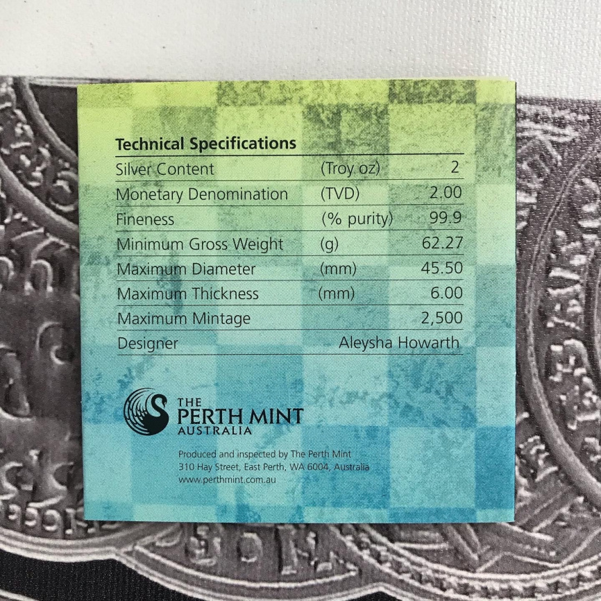 Алиса в стране чудес - 2 oz, Тувалу, 2015 год фото 7