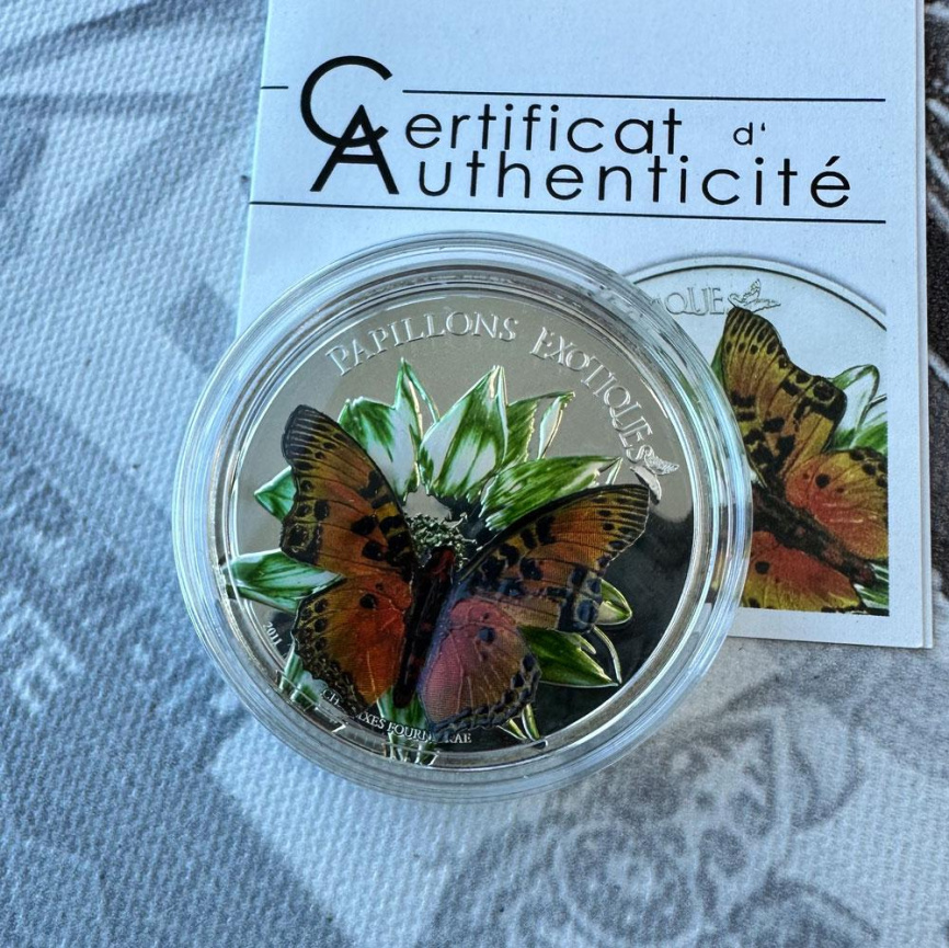 Экзотические бабочки 3D - Камерун, 2011 год фото 5