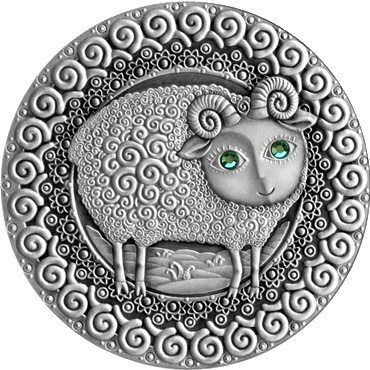 Овен - серия Знаки Зодиака, 20 рублей, Беларусь фото 1