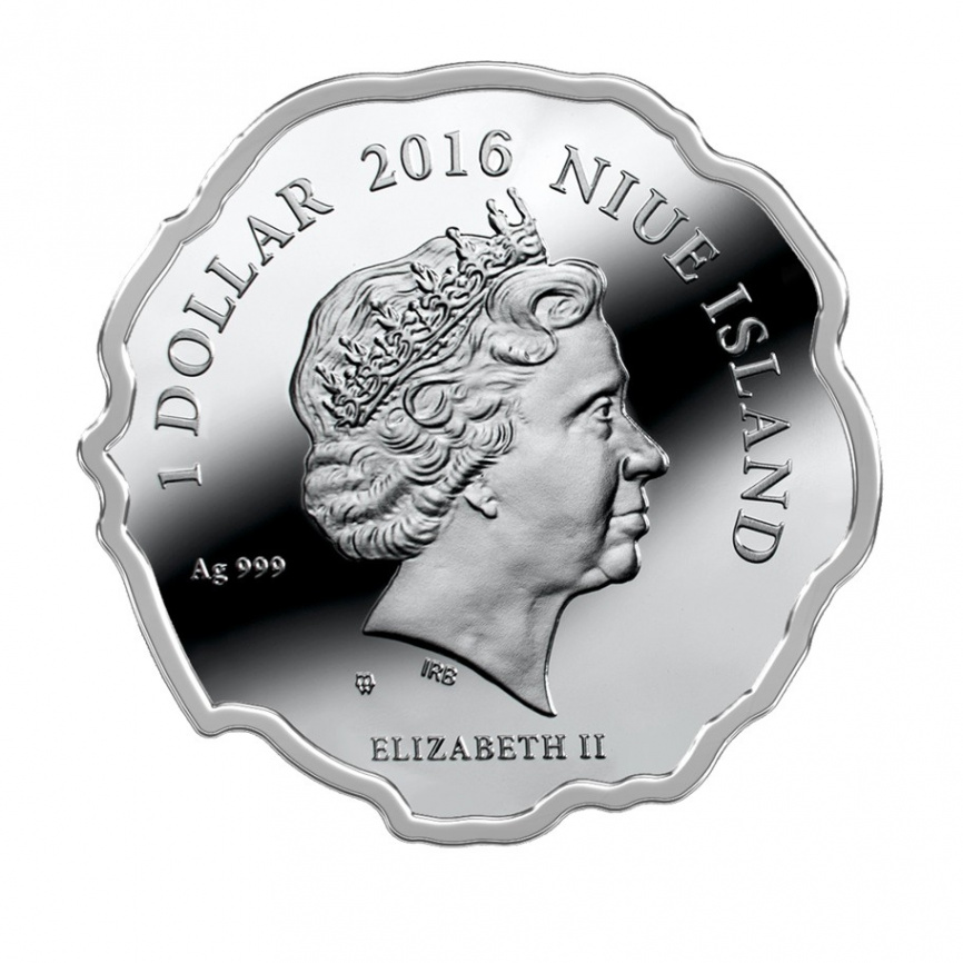 Рожденный быть счастливым, 1 доллар, о. Ниуэ фото 2