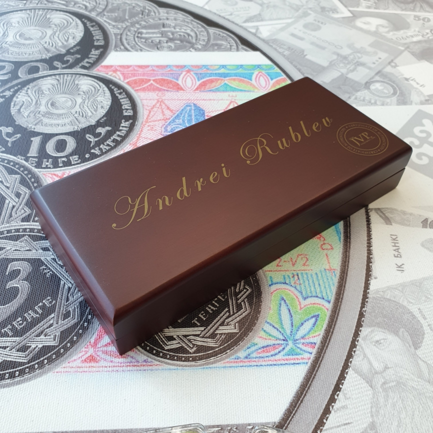 Набор монет "Православные святыни. Андрей Рублев" (4 шт) фото 13