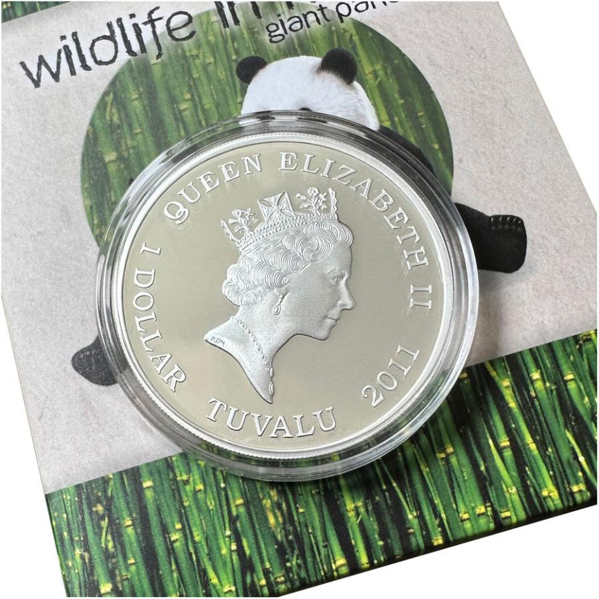 Большая панда, Дикая природа в беде - Тувалу, 2011 год фото 3