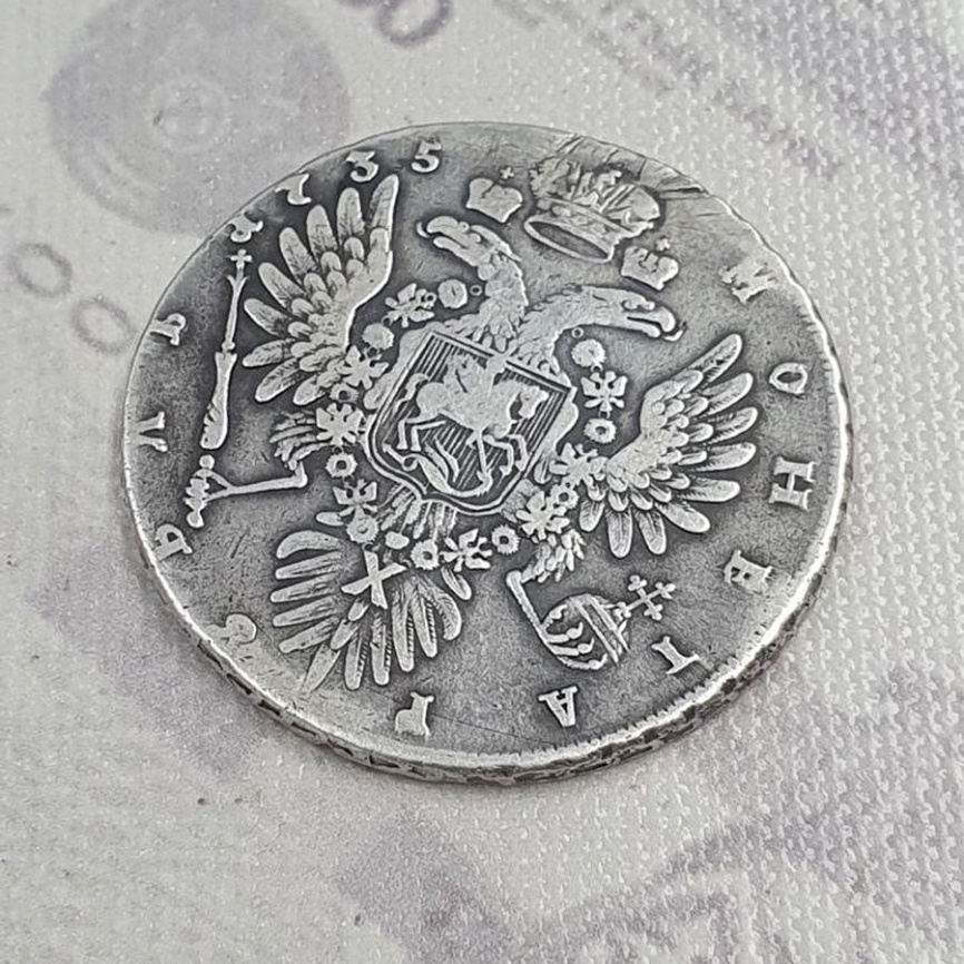 Рубль Анны Иоановны (1730-1740) 1735 год фото 5