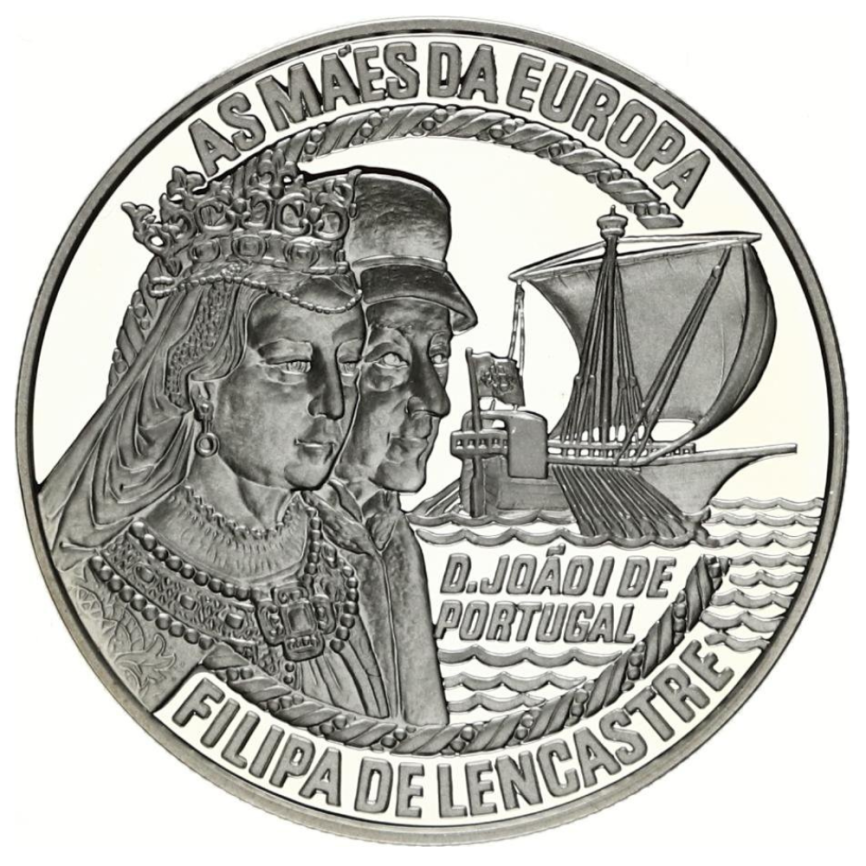 Европа и Новый Свет-Филипа де Ланкастер, Португалия, 50 евро, 1996 год фото 1