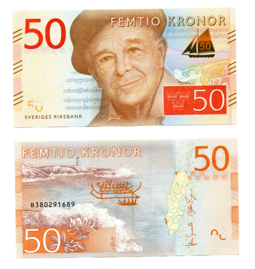 Швеция 50 крон 2015 год фото 1