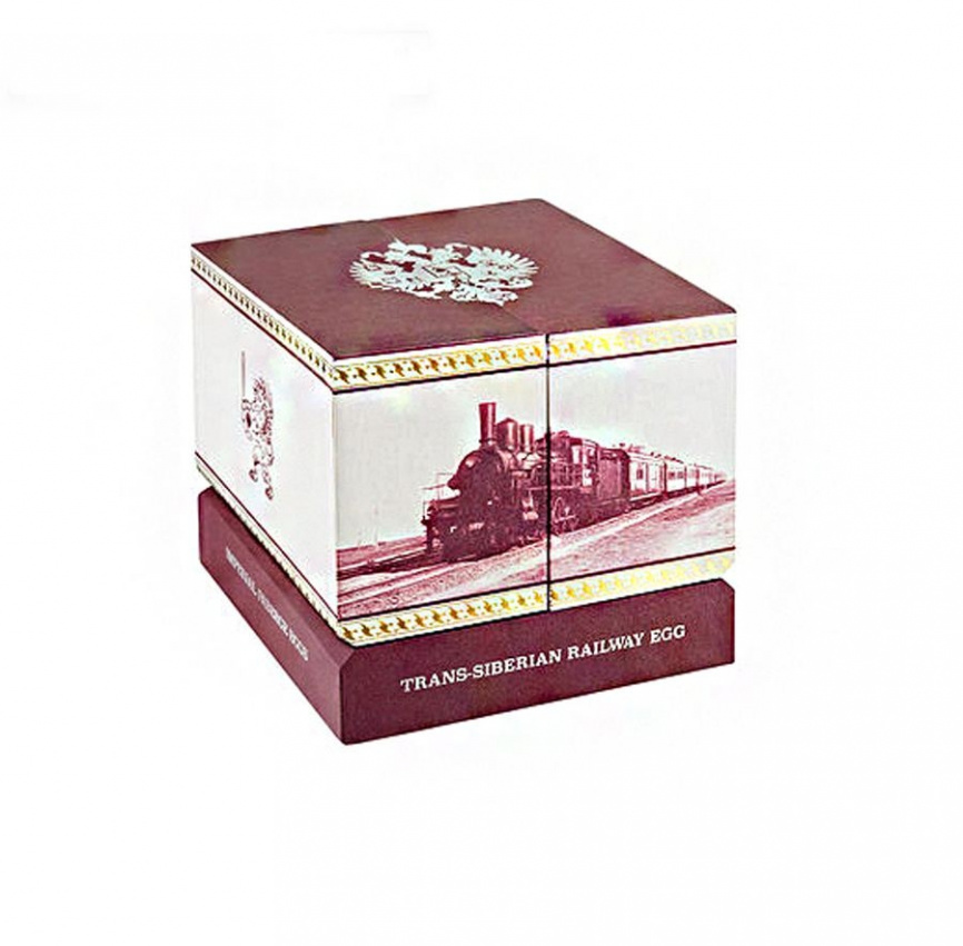 Яйцо "100 лет Транссибирской магистрали" - Камерун, 7oz, 2016 год фото 6