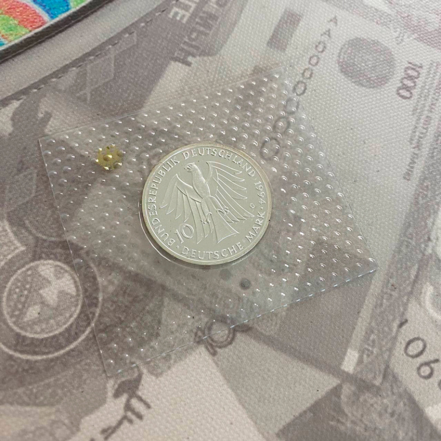 10 марок 1994 год ФРГ -  Иоганн Готфрид Гердер (серебро .625) фото 4