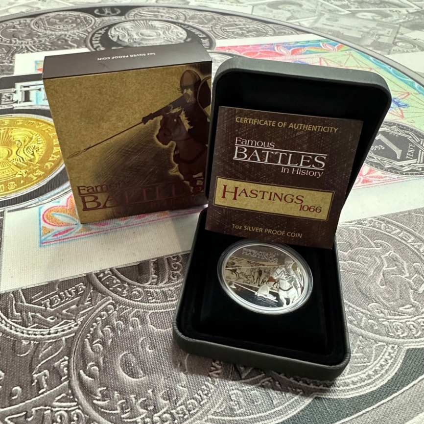 Битва при Гастингсе, серия Известные битвы в истории - Тувалу, 2009 год фото 4