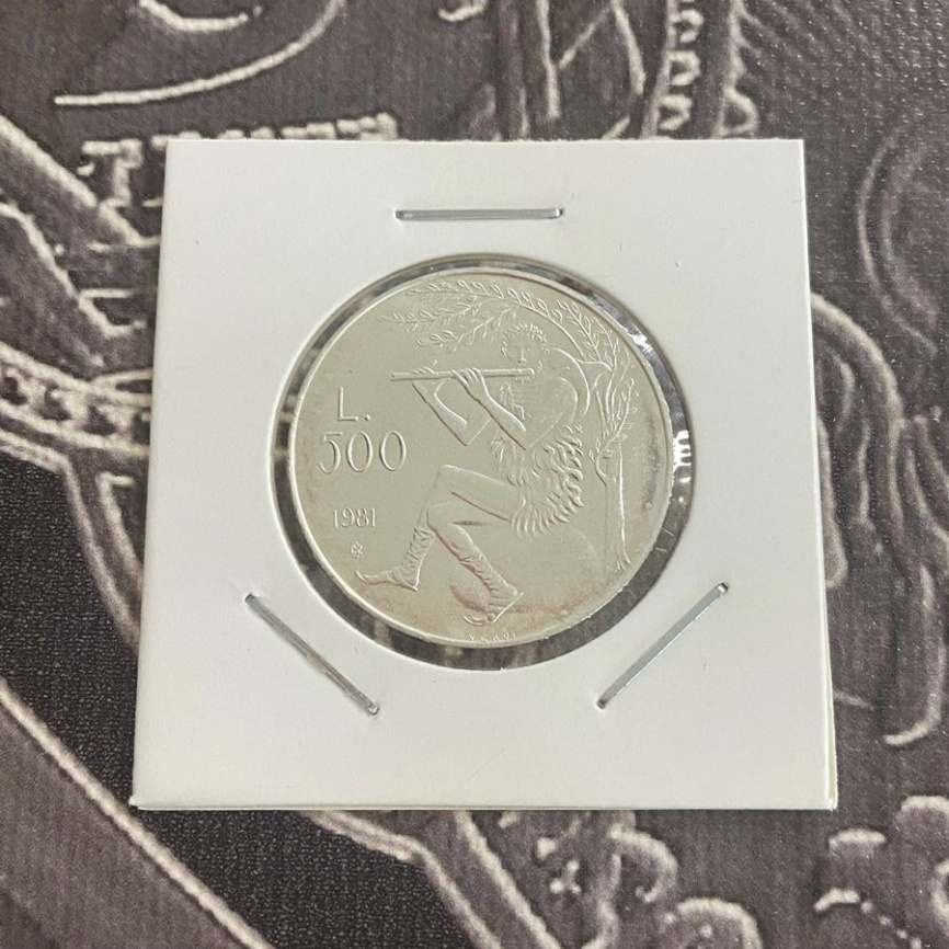 Сан-Марино 500 лир 1981 - 2000 лет со дня смерти Виргилия фото 3