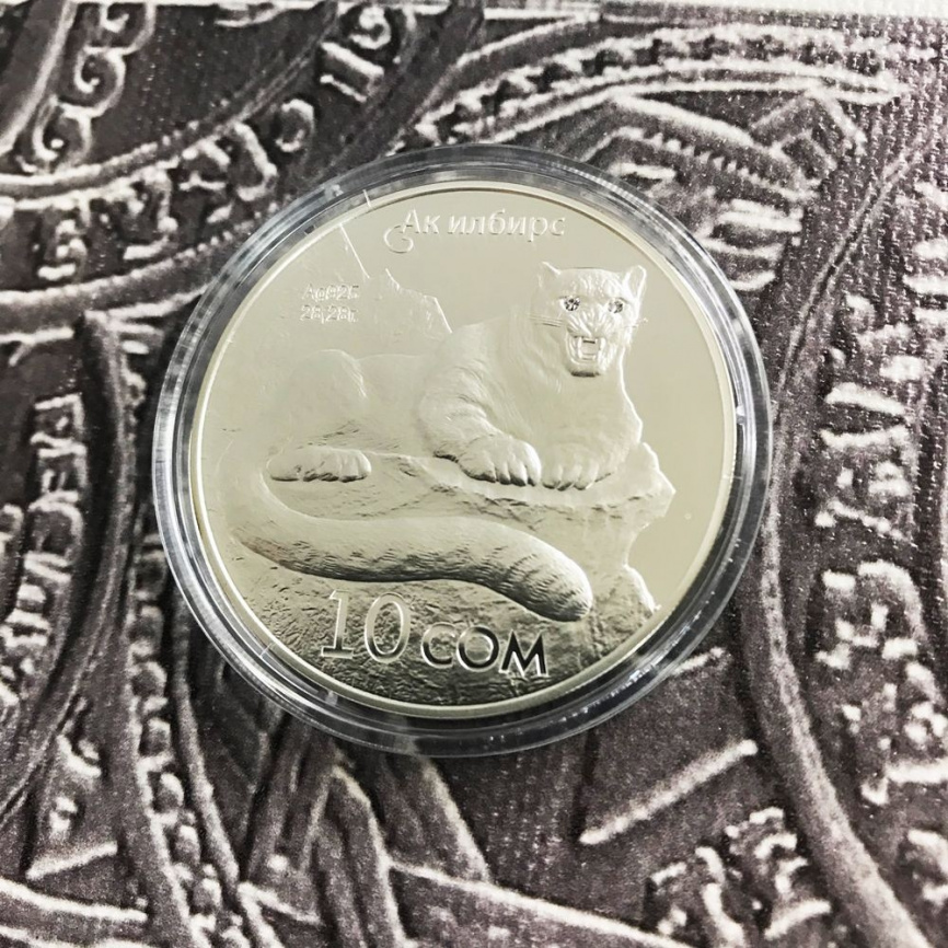 Снежный барс - серия "Красная книга Кыргызстана" | 2012 год  фото 3