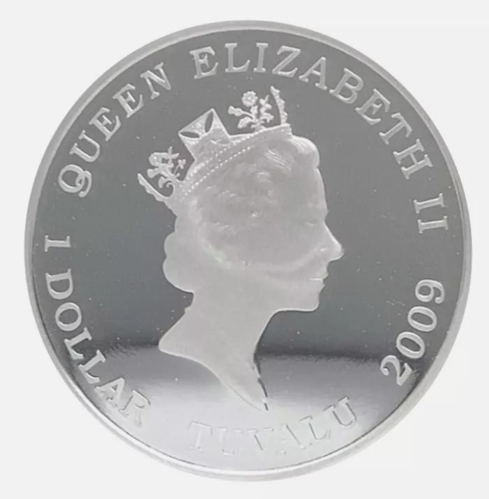 Трансформер Мегатрон - Тувалу, 1 доллар, 2009 год фото 3