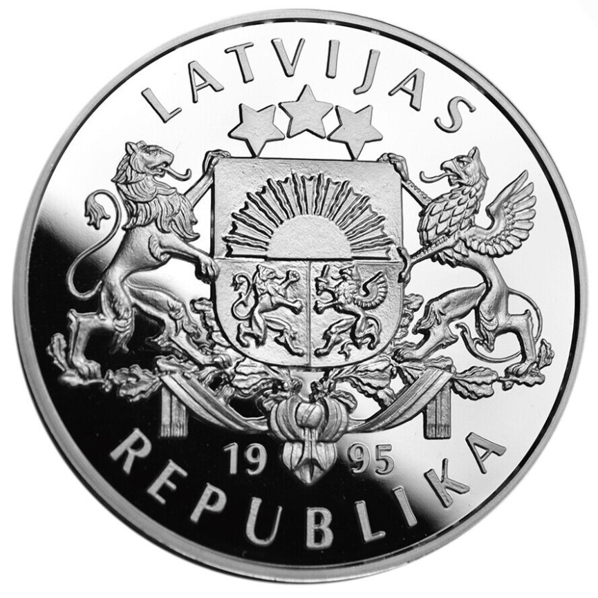 Парусник «Юлия Марина (Julia Maria)», Латвия, 10 латов, 1995 год фото 2