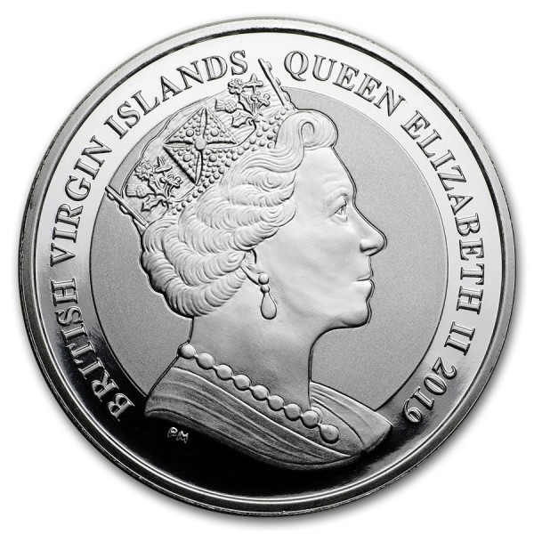 Уна и Лев, Dieu et mon droit (Бог и моё право) - Британские Виргинские острова, 2019 год фото 2