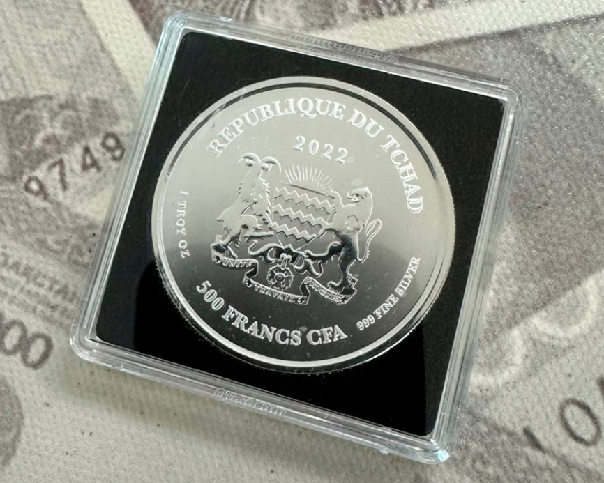 Скорпион - Чад, 500 франков, 2022 год фото 4