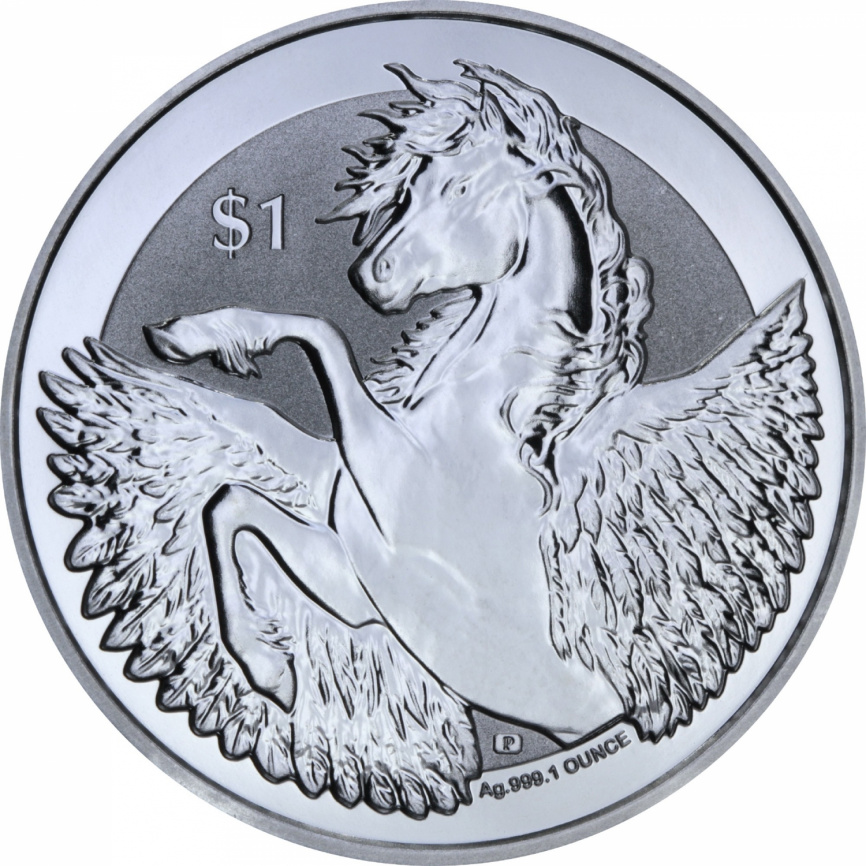 Пегас - Британские Виргинские острова, 1 доллар, 2019 год фото 1