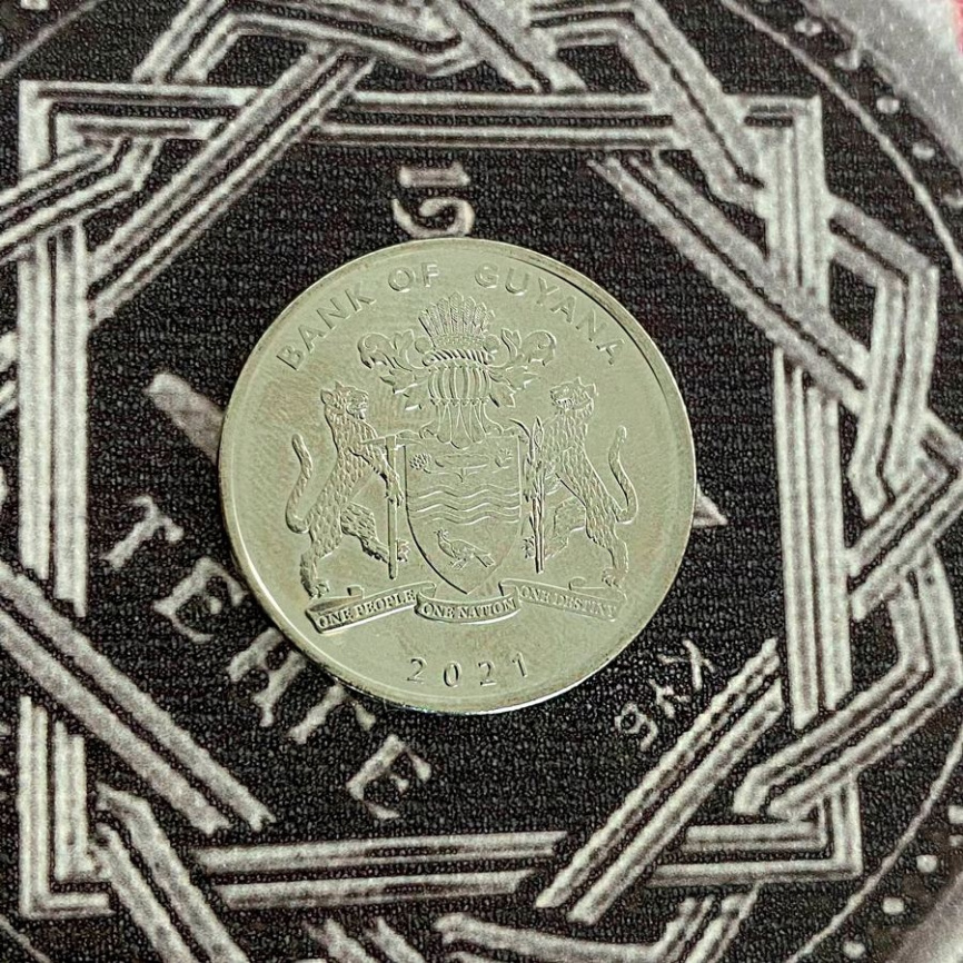 55 лет Независимости - Гайана, 100 долларов, 2021 год фото 4