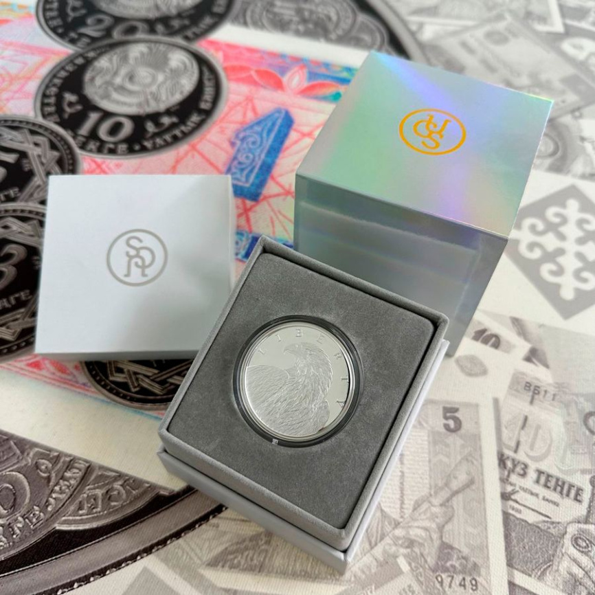 Орел LIBERTY EAGLE COIN - 1000 сатоши, серебро фото 7