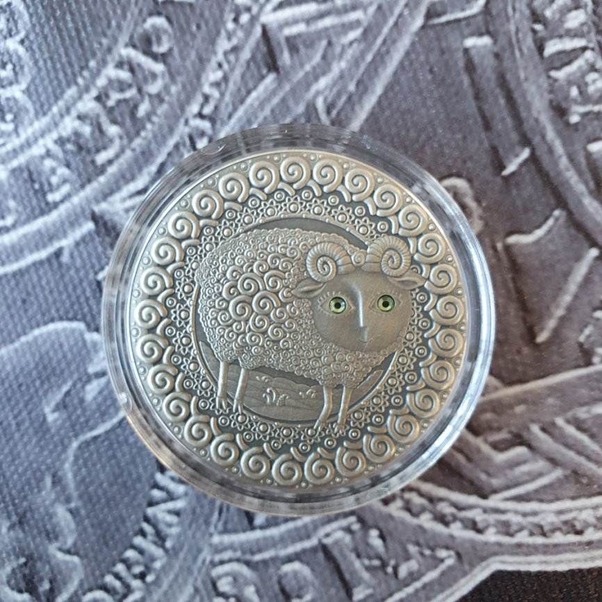 Овен - серия Знаки Зодиака, 20 рублей, Беларусь фото 2