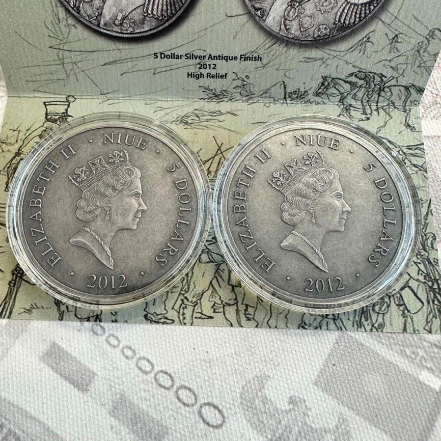 Набор монет "Война 1812. Наполеон и Кутузов" фото 6