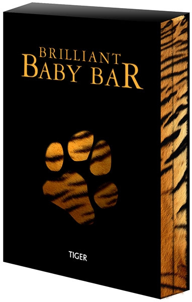 Золотая монета с бриллиантом - ДЕТЕНЫШ ТИГРА - о.Ниуэ, 2011 год, 5 долларов фото 5