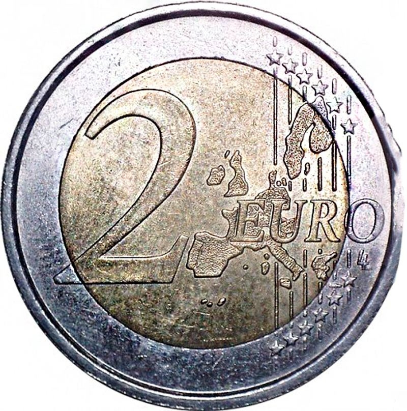 2 евро Италия 2002 - Регулярный выпуск 2002-2007 гг (из обращения) фото 2