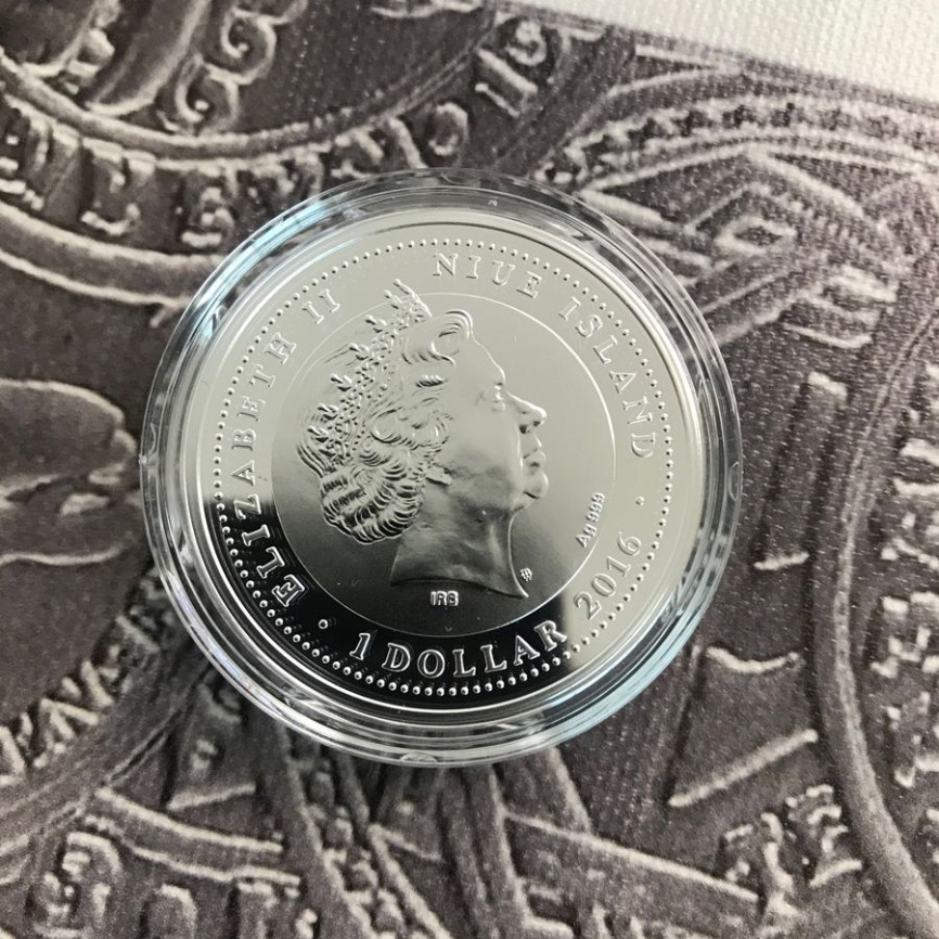 Ваза династии Цин - о.Ниуэ | 2016 год | фарфоровая вставка фото 3