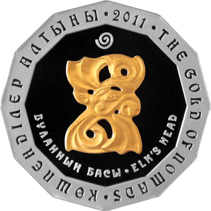 Голова лося, серия «Золото Номадов» фото 1