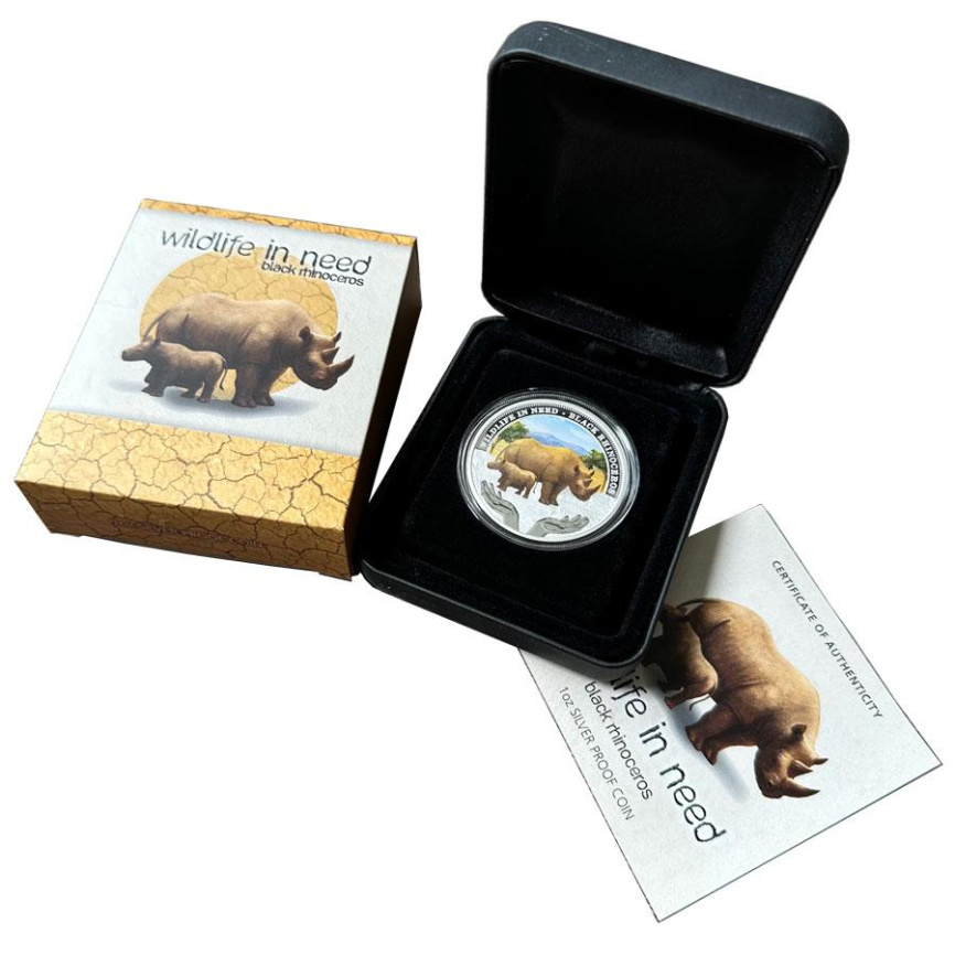 Черный носорог, Дикая природа в беде - Тувалу, 2012 год фото 4