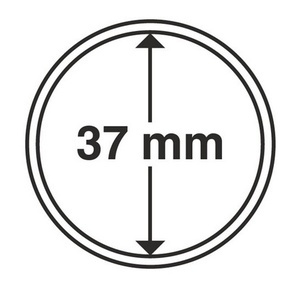 Капсула для монет диаметром 37 мм - Leuchtturm фото 1