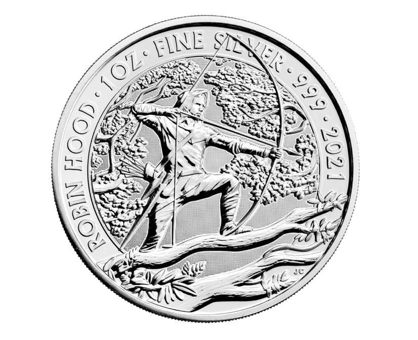 Робин Гуд - Англия, 2 фунта, 2021 год фото 1