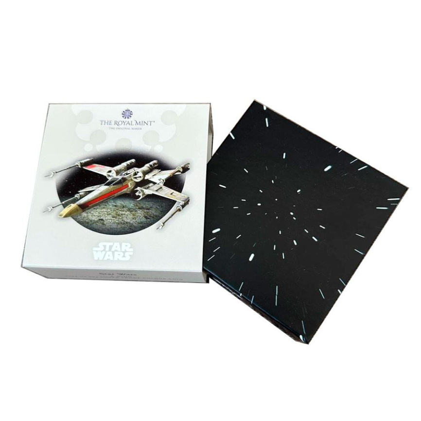 Звёздный истребитель X-wing (Х-крыл) "Звездные войны" - Англия, 2024 год, 50 пенсов фото 6