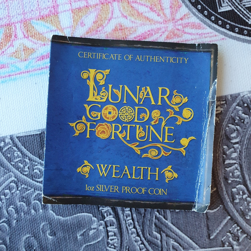 Год Козы WEALTH (БОГАТСТВО) - Тувалу, 1 доллар, 2015 год фото 7