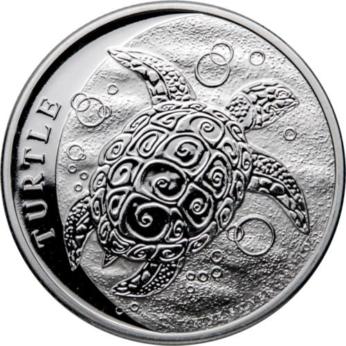 Черепаха - о.Ниуэ, 2 доллара, 2022 год фото 1
