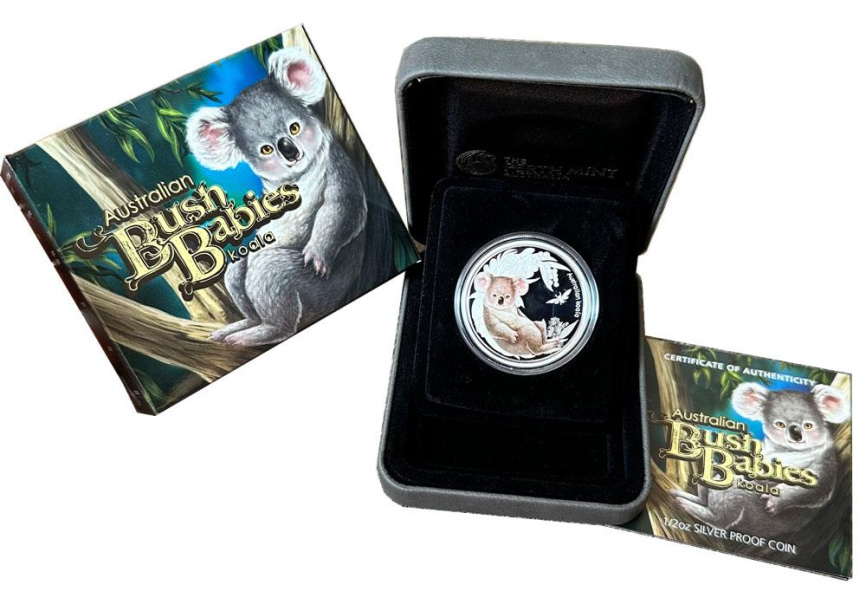 Коала, Детеныши австралийских животных - 2011 год, 1/2oz фото 2