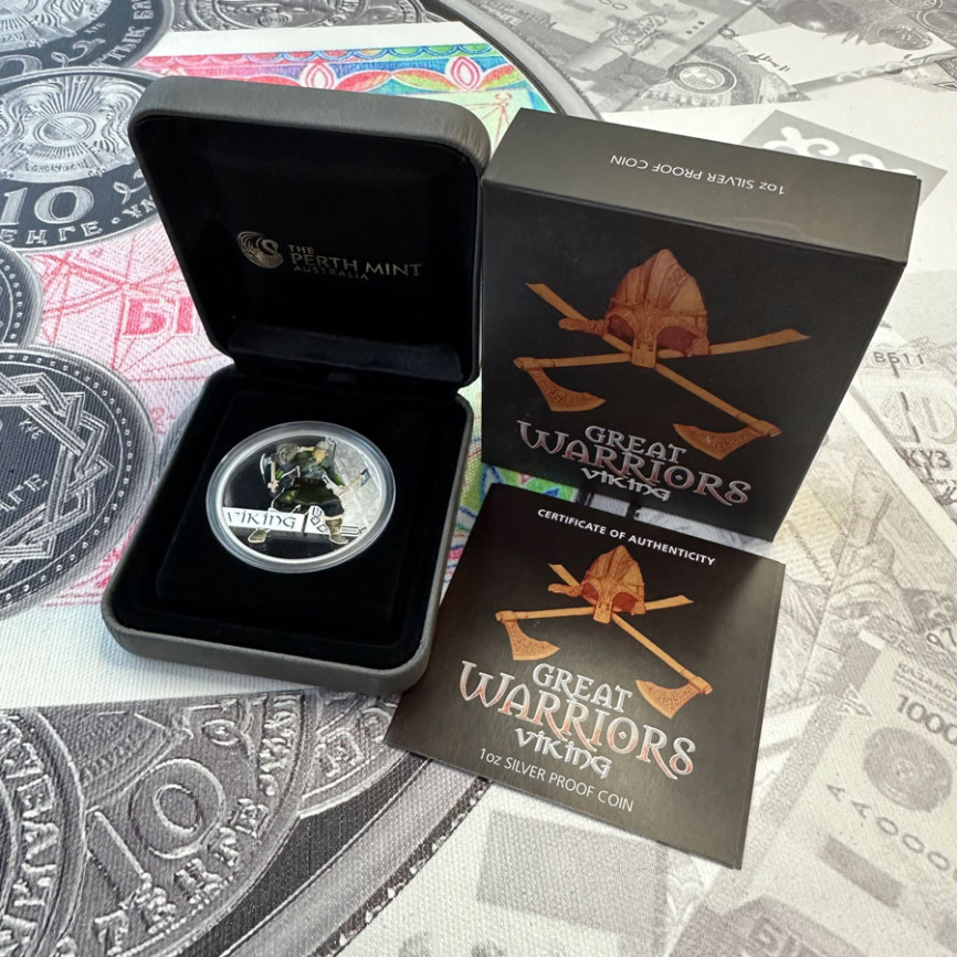 Викинг, серия Великие воины - Тувалу, 2010 год фото 4