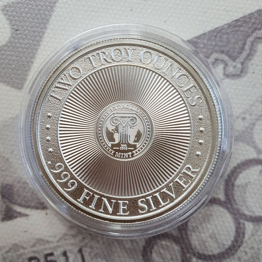 INTAGLIO MINT 2oz - Molon Labe (молон лабе) тип 1  фото 4