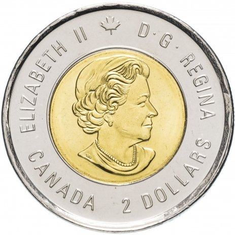 75 лет с начала Второй мировой войны - 2 доллара 2014 год, Канада фото 2