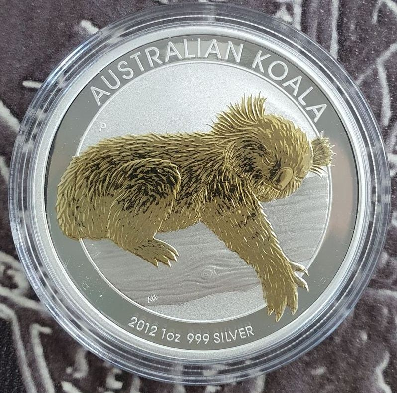 Коала (позолота) - Австралия | 2012 год | 1 доллар фото 3