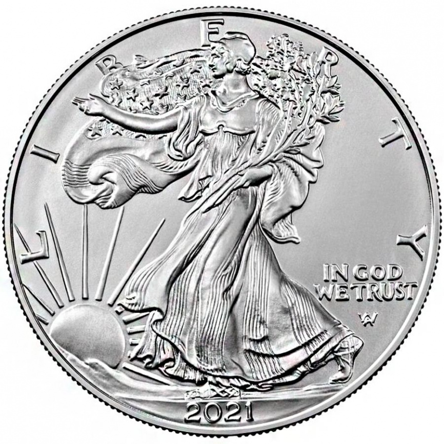 Шагающая Свобода (Американский орел) - новый дизайн 2021 фото 1