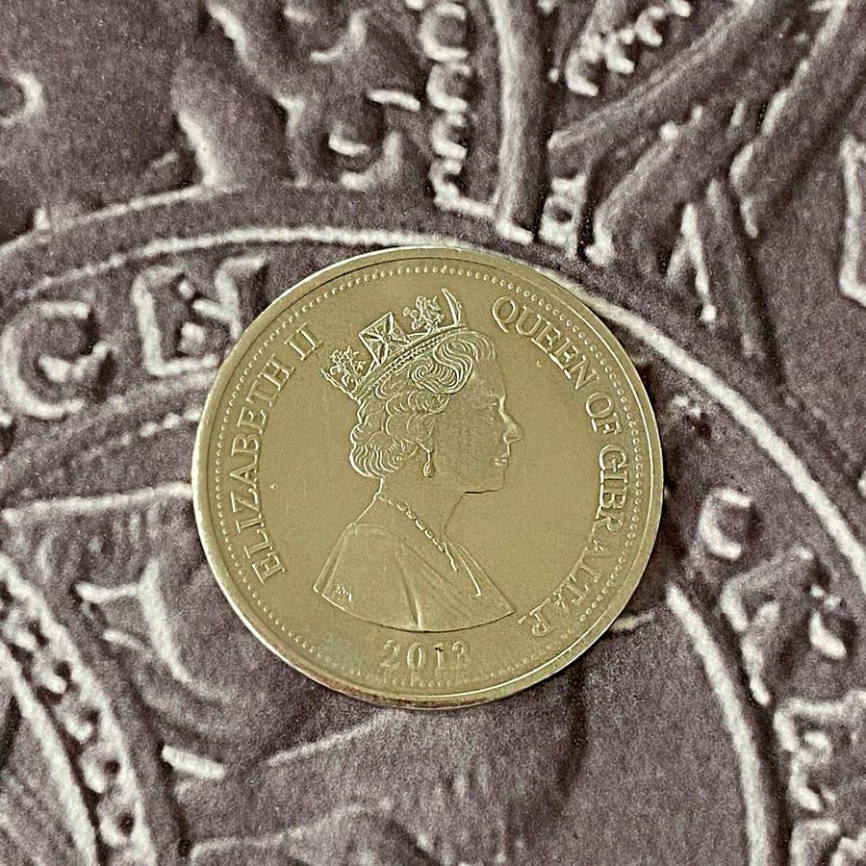 300-летие Утрехтского договора - Гибралтар - 3 фунта - 2013 год фото 4