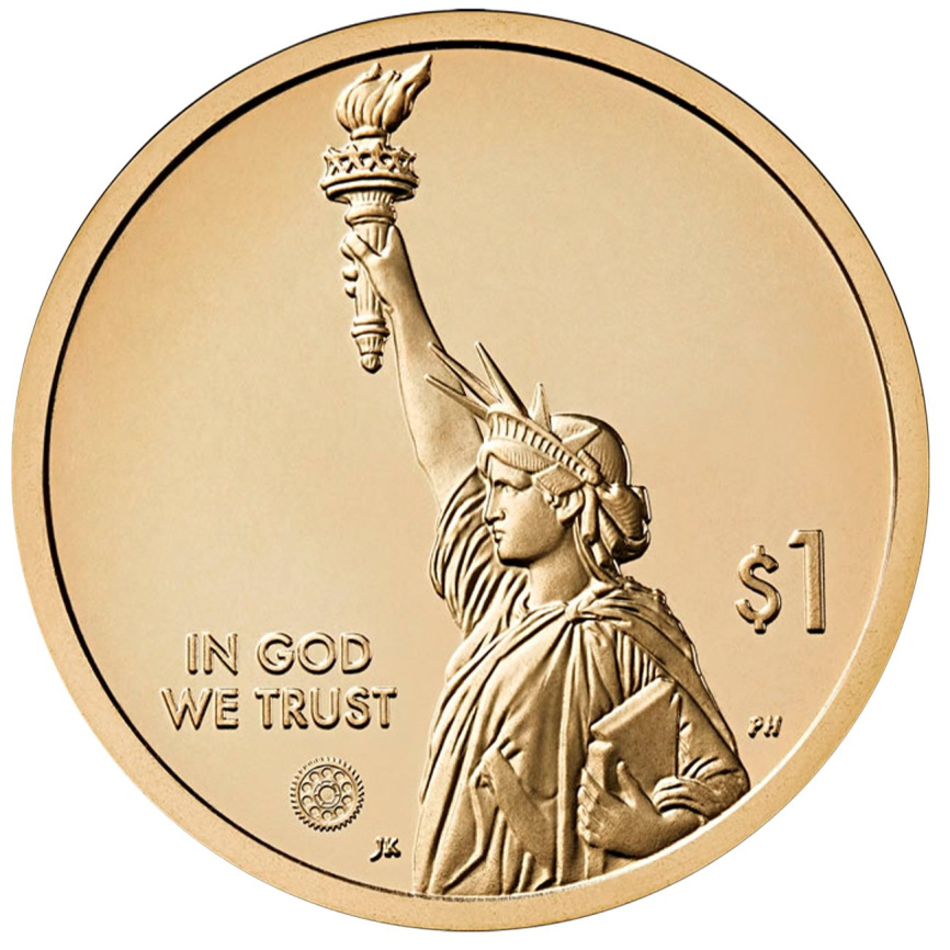 Американские инновации - Рэй Монтегю | Арканзас | 2025 год | 1 доллар фото 2