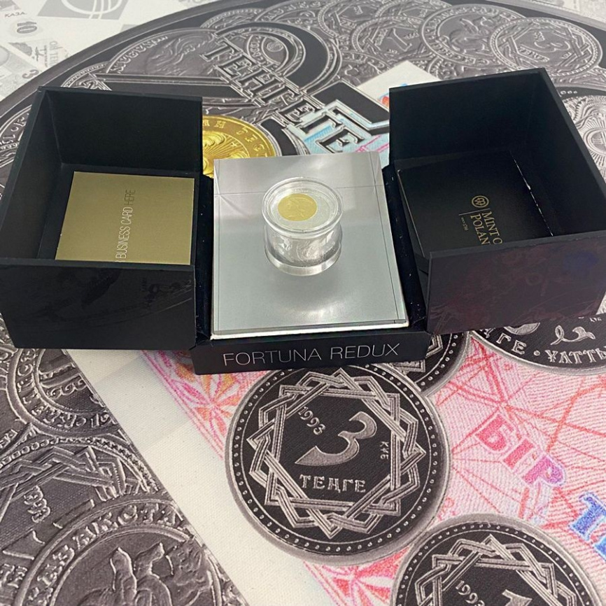 "Фортуна Редакс Меркурий" монета-цилиндр - о.Ниуэ, 6oz, 2014 год фото 5
