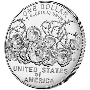 Первая мировая война, 1 доллар, США, 2018 год (PROOF) фото 2