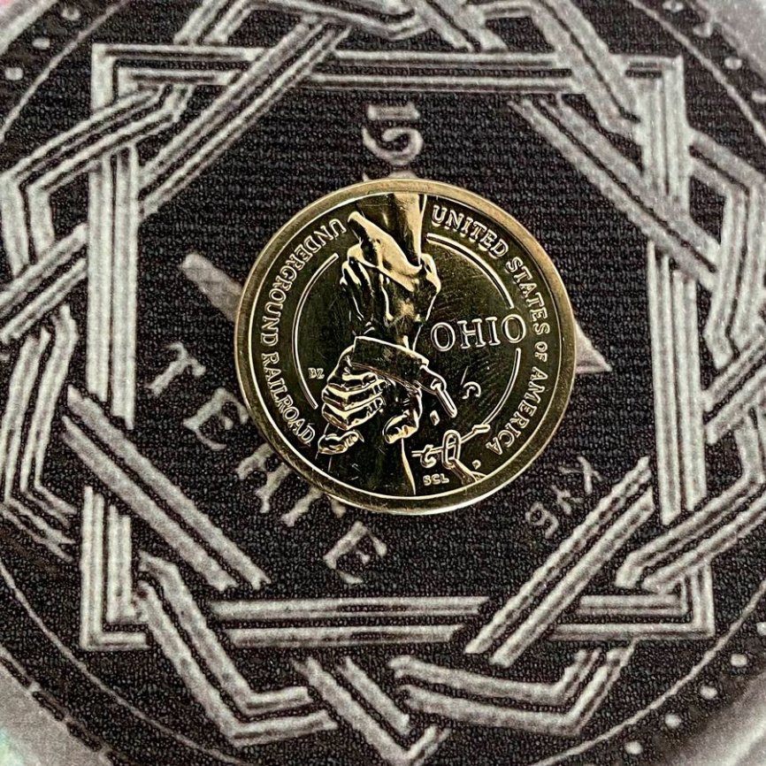 Американские инновации "Подземная железная дорога" - 1 доллар, 2023 год, США фото 3