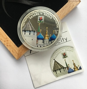 Казань - Города России, 5 долларов, о.Кука фото 3