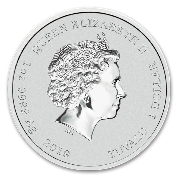 Халк (Hulk) серия MARVEL - 1 доллар, Тувалу, 2019 год фото 2