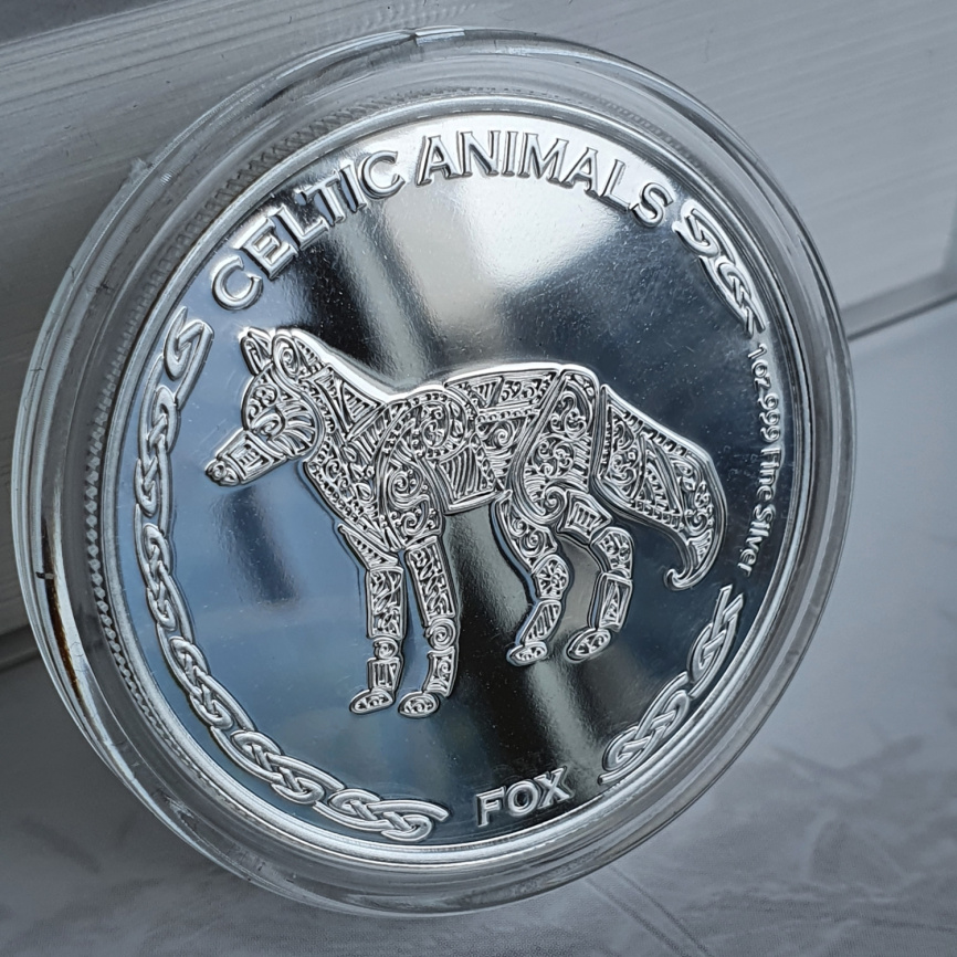 Лиса (Fox), 500 франков, Республика Чад, 2019 год фото 2