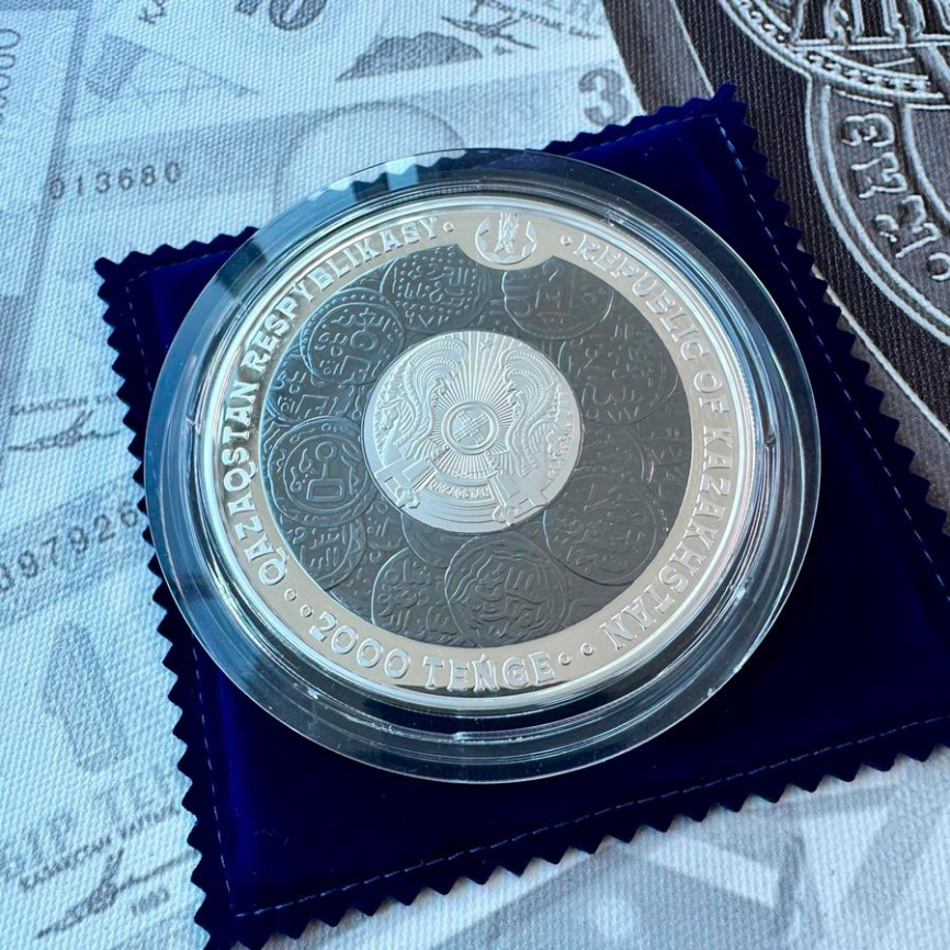 Улус Джучи. 800 лет (Золотая Орда) 10 oz, номинал 2000 тенге фото 4