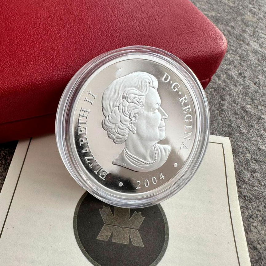 Скалы Хоупвелл (позолота) - Канада, 20 долларов, 2004 год фото 4